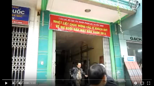 Thăm CLB sưu tập tranh Phạm Lực tại Bắc Ninh